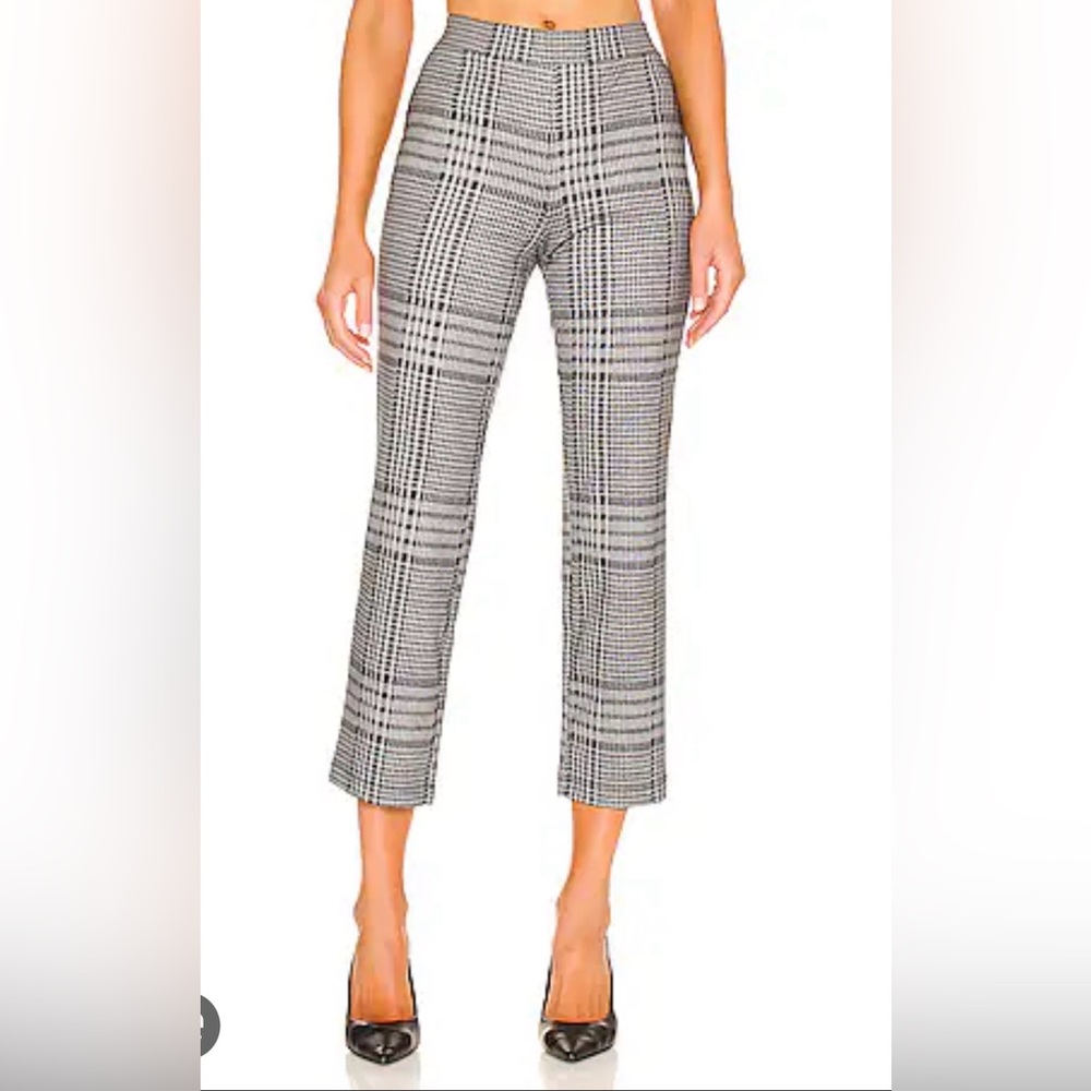 Sanctuary Carnaby Kick Crop Pant in Hannah Plaid